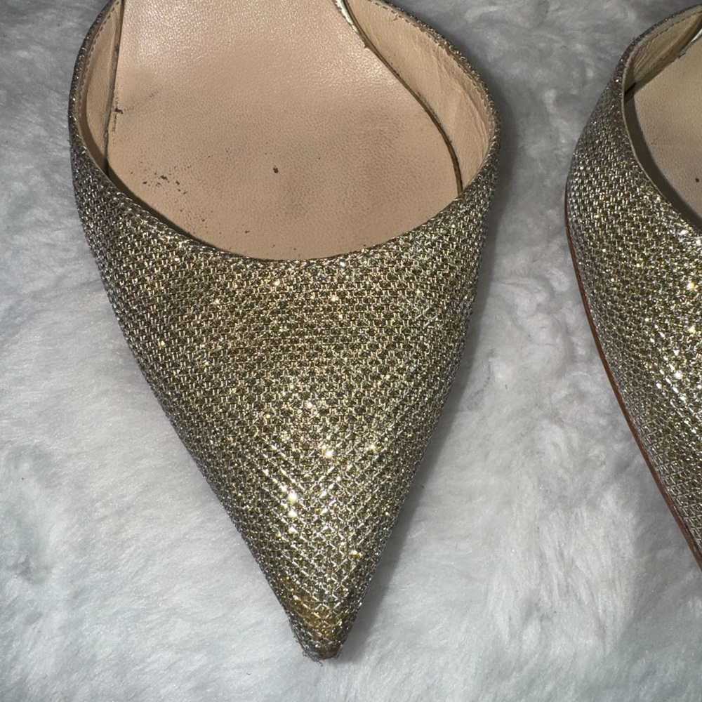 Jimmy Choo Addison 85mm gold goddess heels - Picture 6 of 11